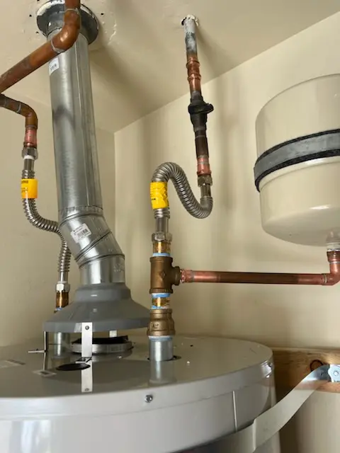 Water heater installation and plumbing repair in Whidden Corner